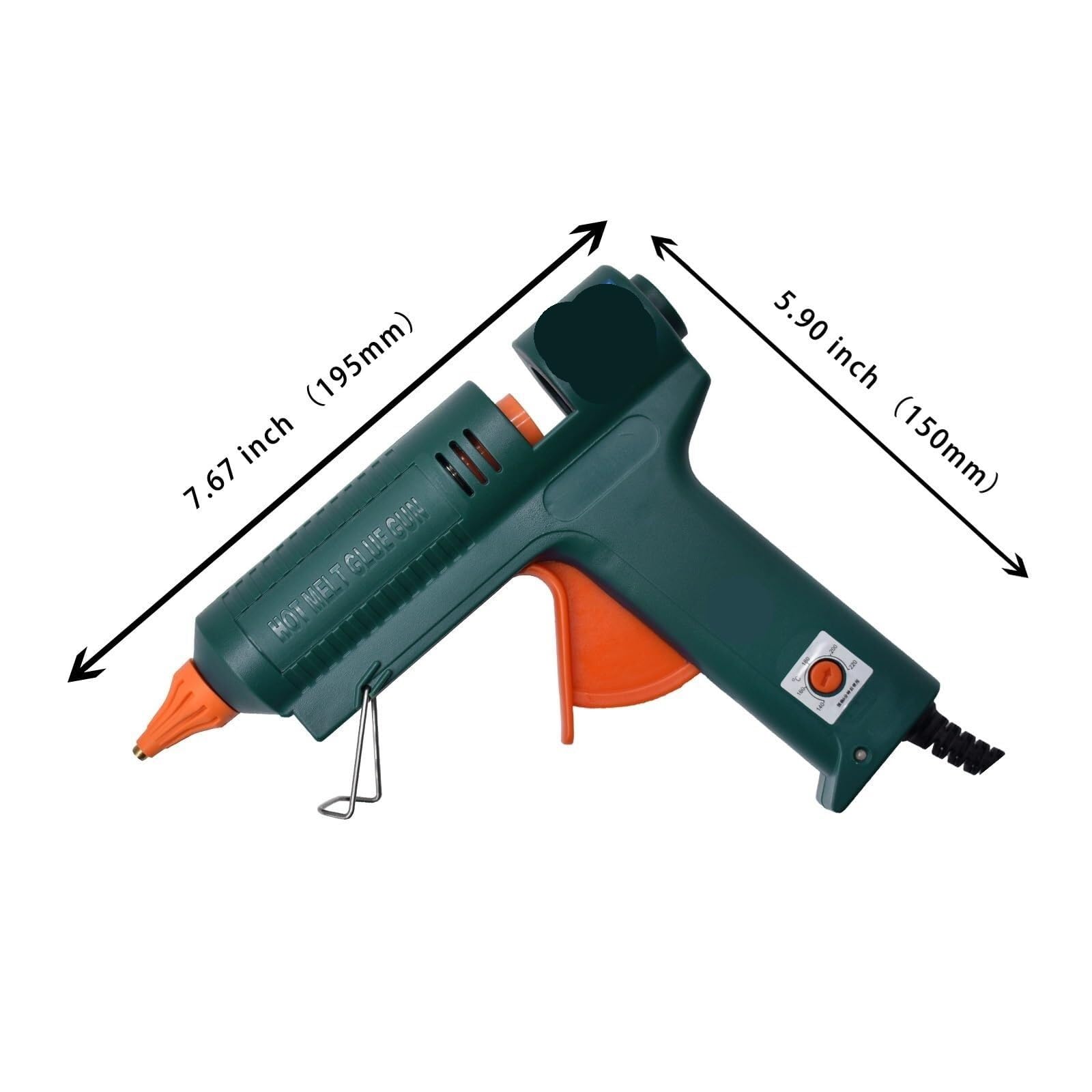 Pistolet do klejenia na gorąco, Bezprzewodowy, Elektryczny Pistolet Do Klejenia Na Gorąco, Regulacja Temperatury O Mocy 150 W