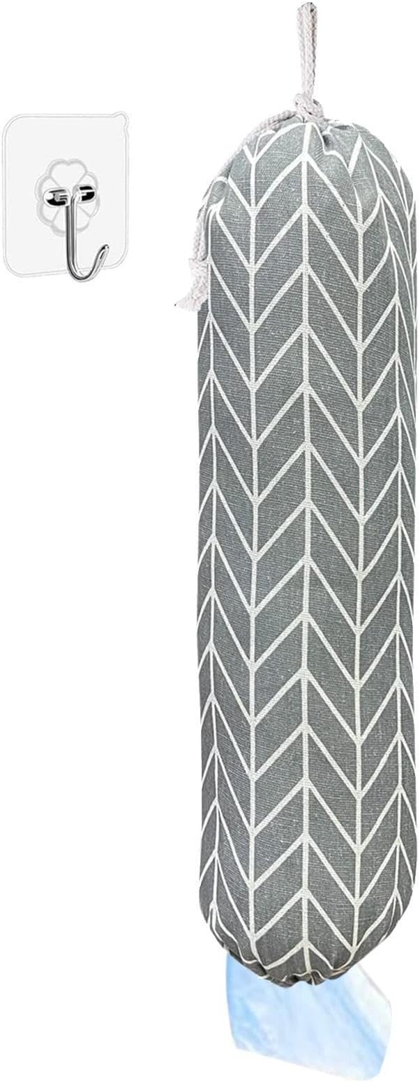 Trash Bag Organizer - Reusable Large Washable | Garbage Bag Storage Holder | for Kitchen Bathroom Living Room Toilet Women Men Teens Kid Senior