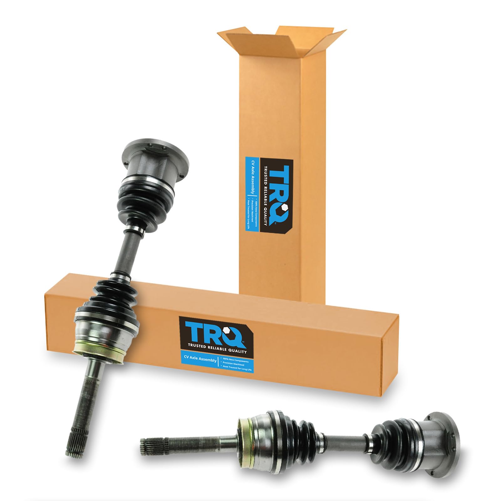 TRQ Front Driver and Passenger Side CV Axle Assembly Set 2 Piece