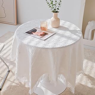 White Square Small Tablecloth