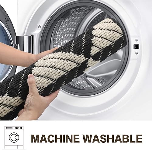 Miniatura 9 de TOMEX Tapete de puerta para interiores y exteriores, tapete antideslizante mejorado 2023, tapete de bienvenida para el hogar, jardín, garaje (32 x