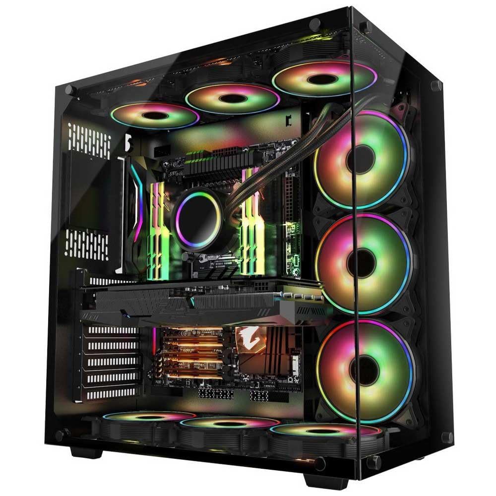 CAJA PC INTER-TECH C-701 PANORAMA FULL TOWER NEGRO