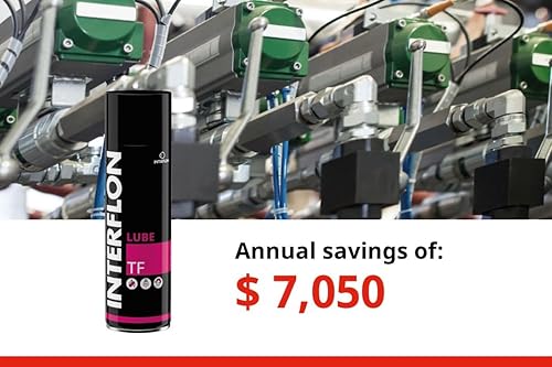 Miniatura 3 de Interflon Lube TF - Lubricante de película seca altamente versátil y de larga duración - Lubricante que no mancha que elimina el desgaste en piezas