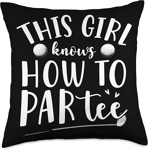 Miniatura 1 de Golf Throw Pillow, 16x16, Multicolor