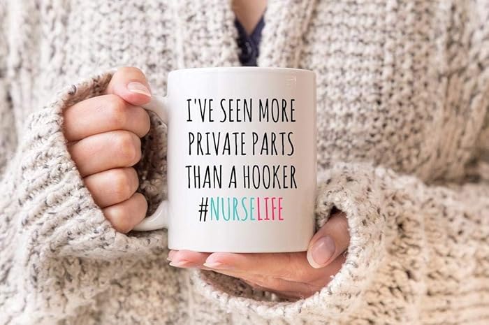 I've Seen More Private Parts Than a Hooker Mug, Funny Nurse Gift, Nurse Coffee Mug, Gift for Nurses, Nurse Life, Medic Mugư 24318