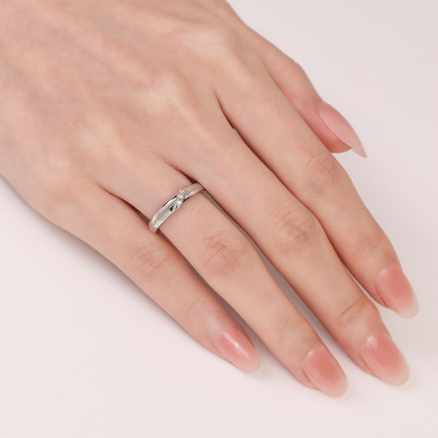 Meissa Bague Couple en Argent 925 – Anneaux Croisés Élégants pour Homme et Femme – Alliances Ajustables avec Détails Finement Sculptés – Cadeau d’Amour, Mariage, Anniversaire