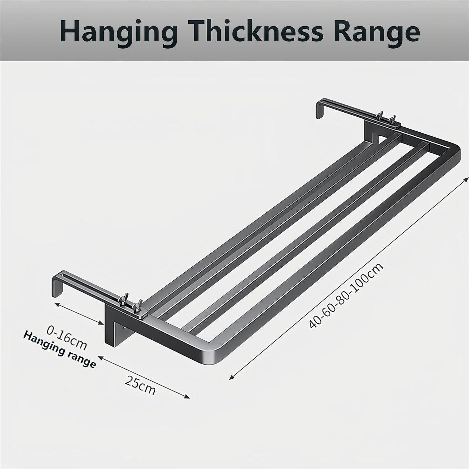 Adjustable 3Bar Clothes Airer RackOver Radiator Dryer Rack Widened 25cm for Efficient Drying Spaceving Laundry Solution Perfect for Small Rooms.