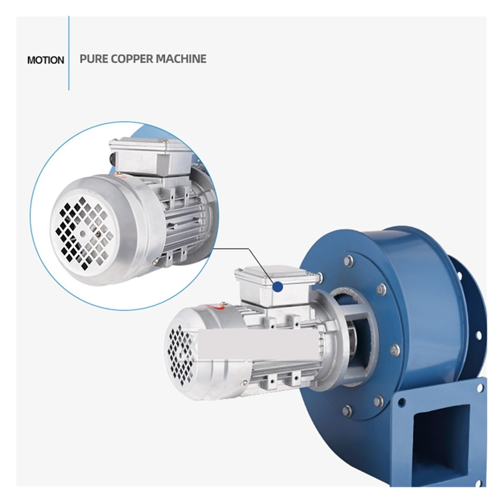 Soffiatore centrifugo Y5-47 Ventilatore a tiraggio indotto for piccola caldaia, Ventilatore centrifugo resistente alle alte temperature for uso domestico Ventilatore di scarico for rimozione polvere i