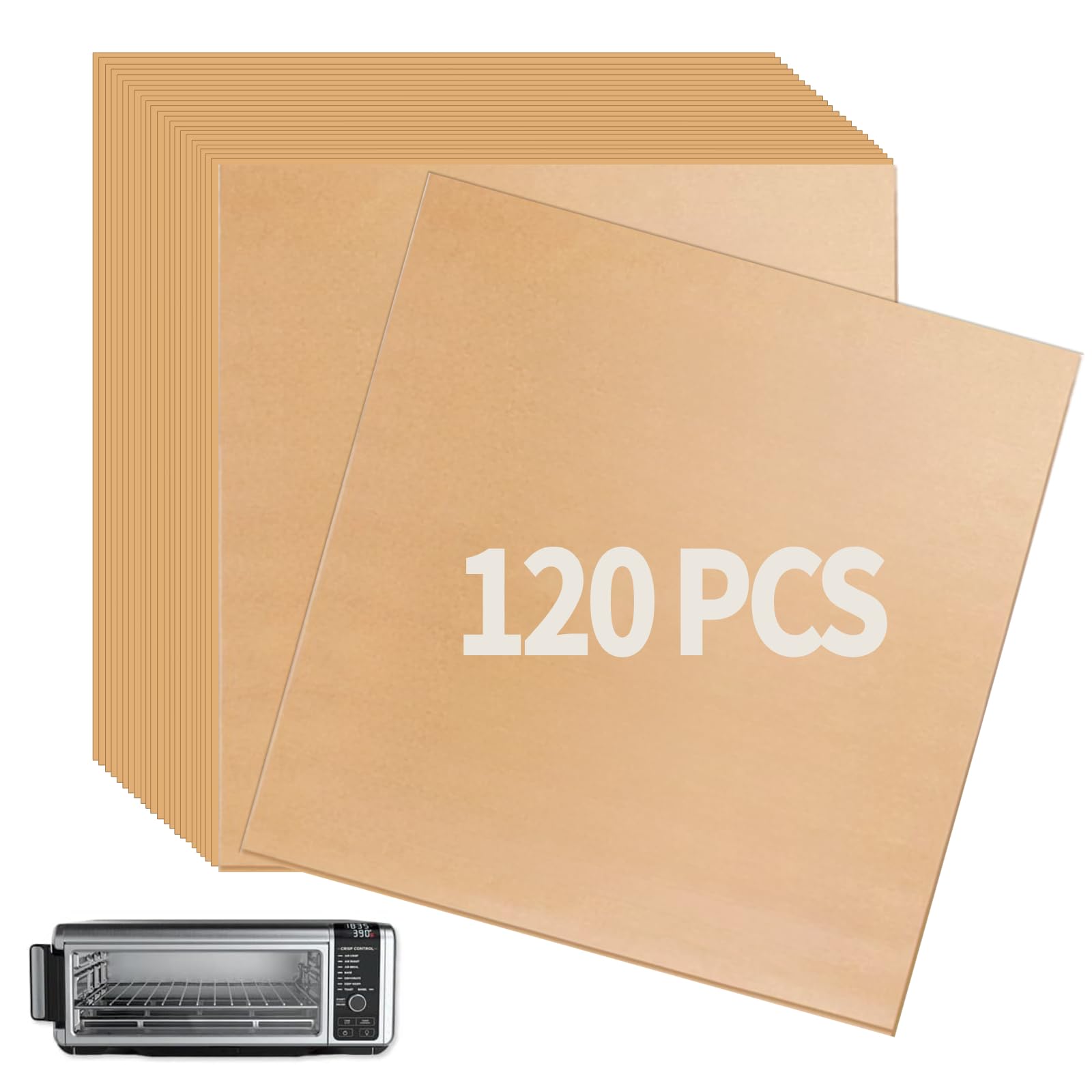 12-inch Air Fryer Parchment Paper Squares for Ninja Air Fryer SP101 Oven, 120 Pcs