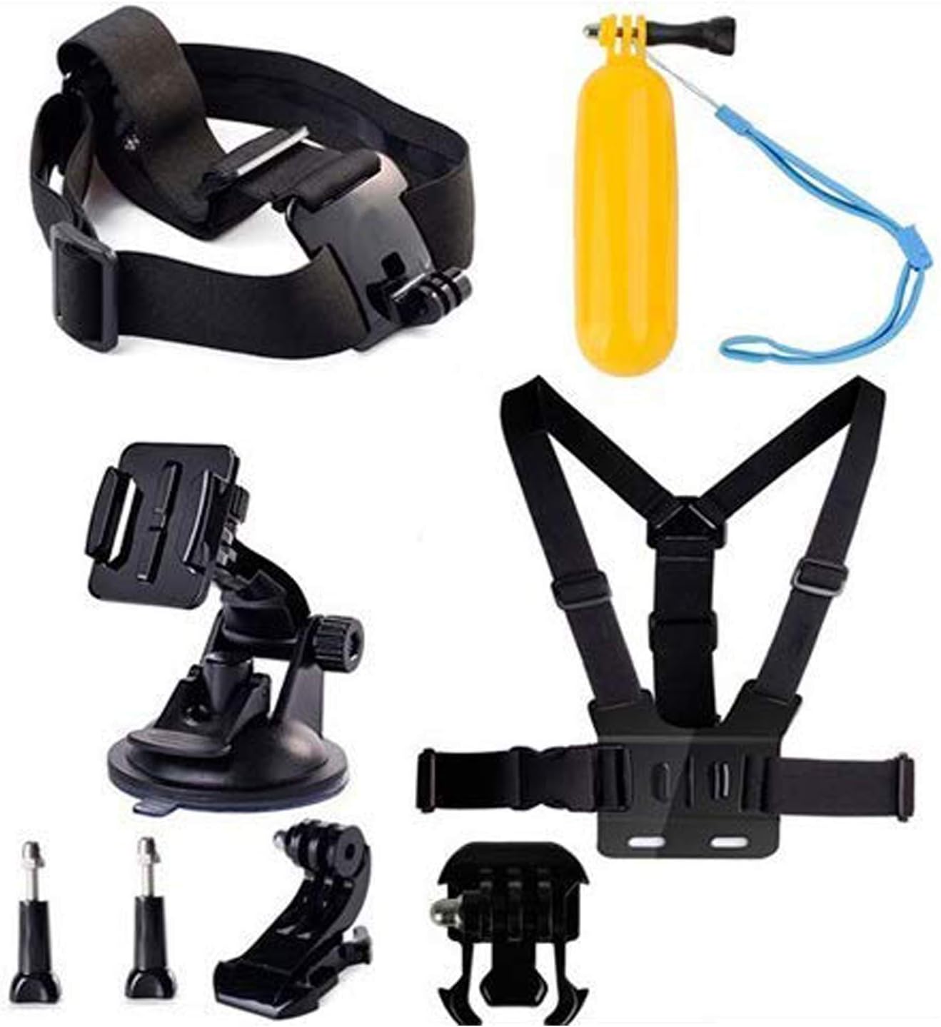 Navitech8 in 1 Action Camera Accessory Combo Kit Compatible With The iSAW Edge/WING/AIR
