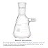 Labasics 100 ml Filtering Flask with 24/40 Standard Taper Joint, High Borosilicate Glass Filter Flask, Bolt Neck with Tubulation, 9 mm Hose Interface