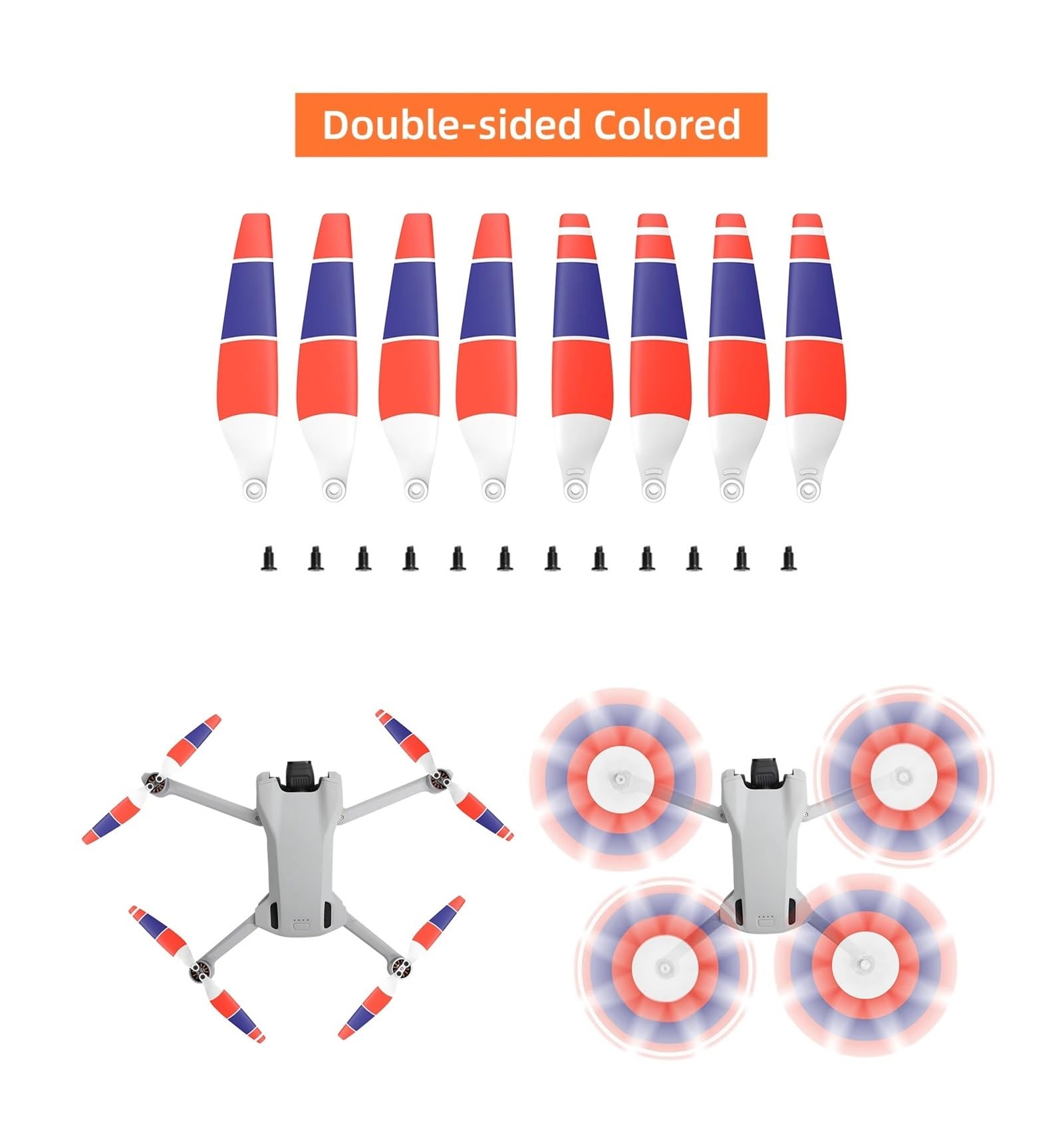 Compatibile con, DJI, Mini 3 Eliche 6030F 8PCS