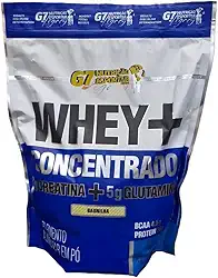 WHEY CONCENTRADO + 3g CREATINA + 5g GLUTAMINA - REFIL 1KG - SABOR BAUNILHA - G7 NUTRIÇÃO ESPORTIVA LEGACY