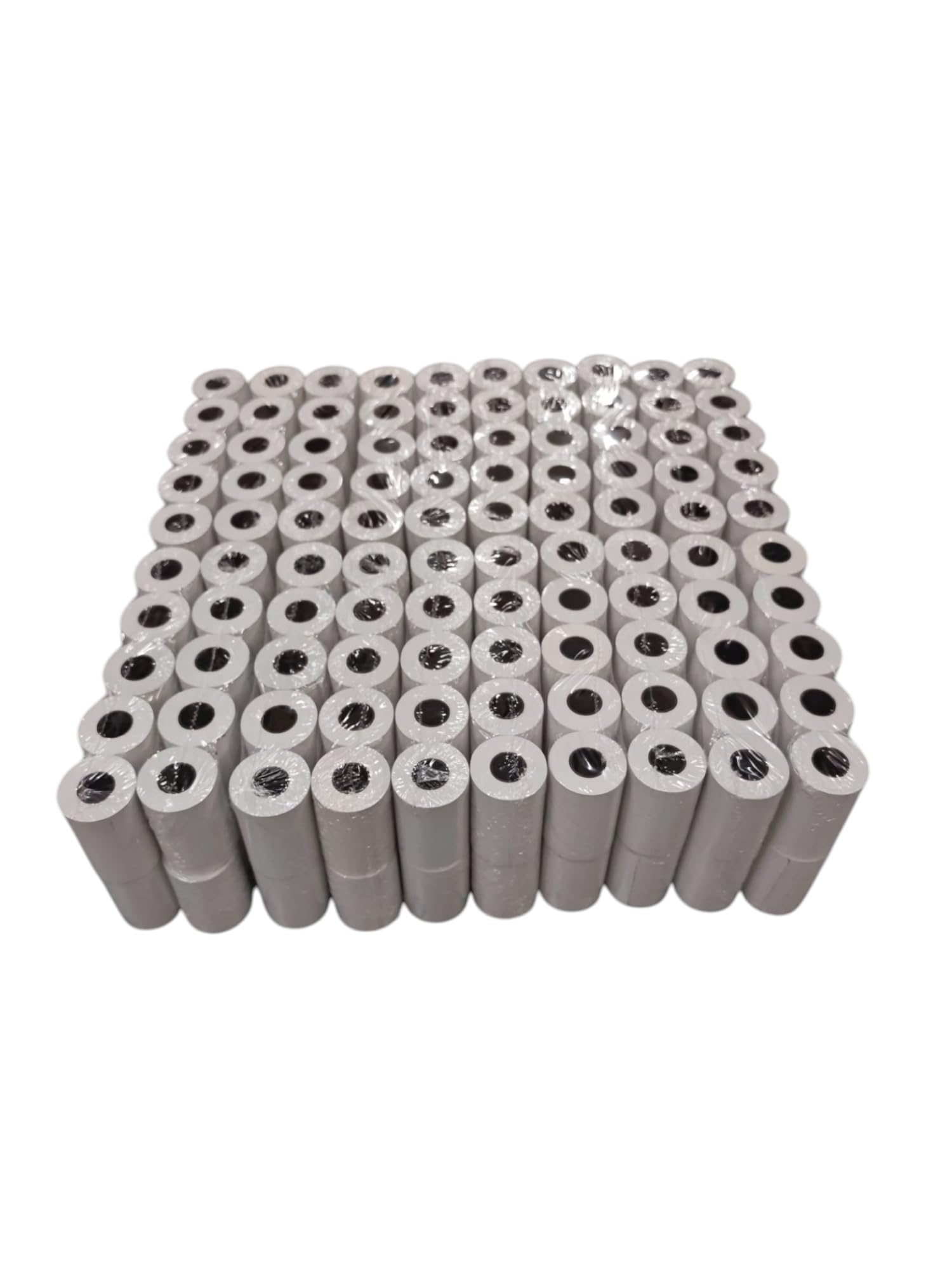 CAJA 200 Rollos de Papel Térmico para TPV, 57x35+3x12mm, Sin BPA, Blanco, Compatible Universal para Datáfonos e TPV(995735+3)