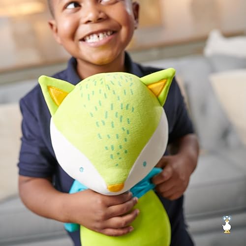 Miniatura 9 de GooseWaddle Oso de felpa de lujo súper suave con capa, material calmante y cálido ultra cómodo para bebés y niños pequeños, piernas delgadas y