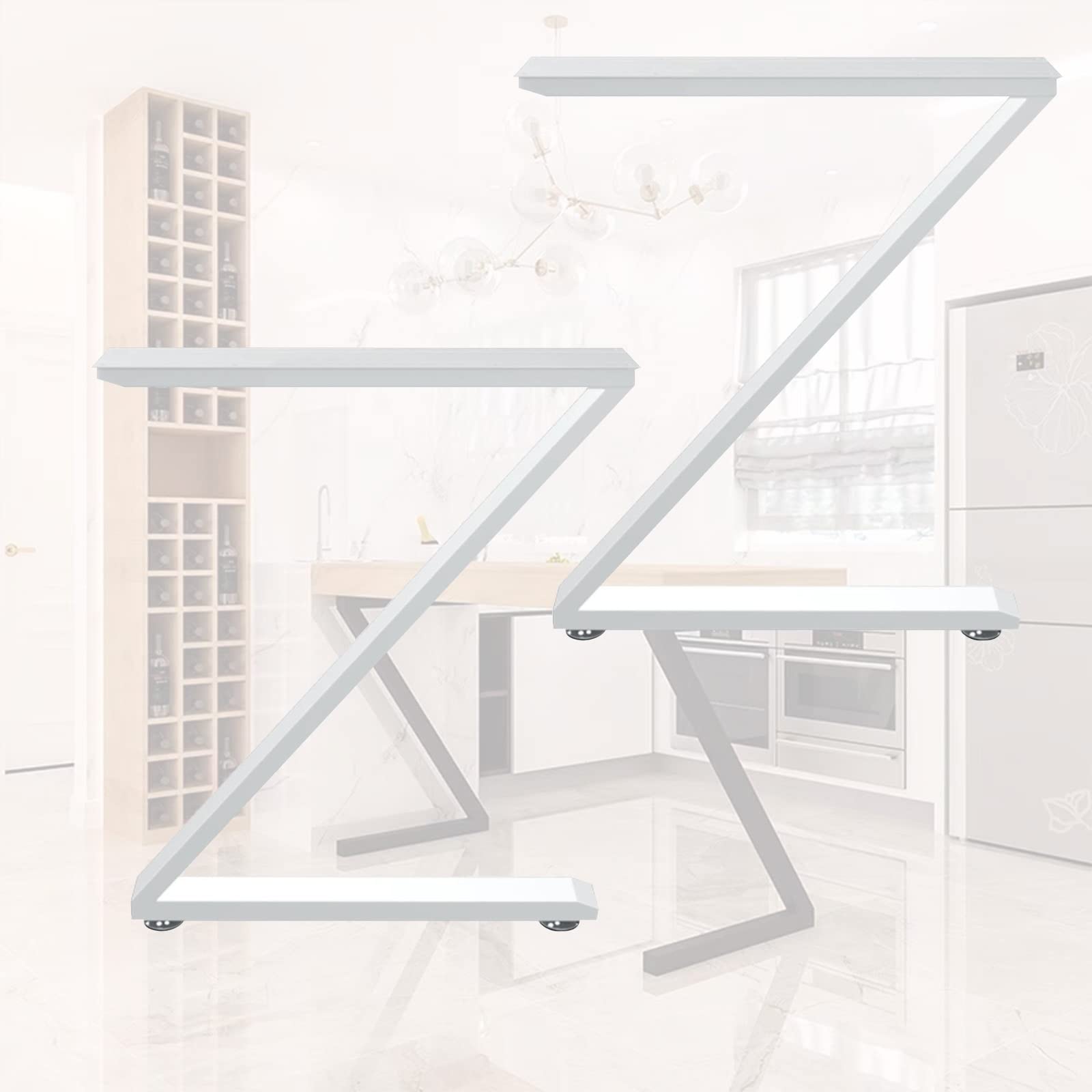 Pieds de meubles robustes anti-vibration pour bureau et table basse x2