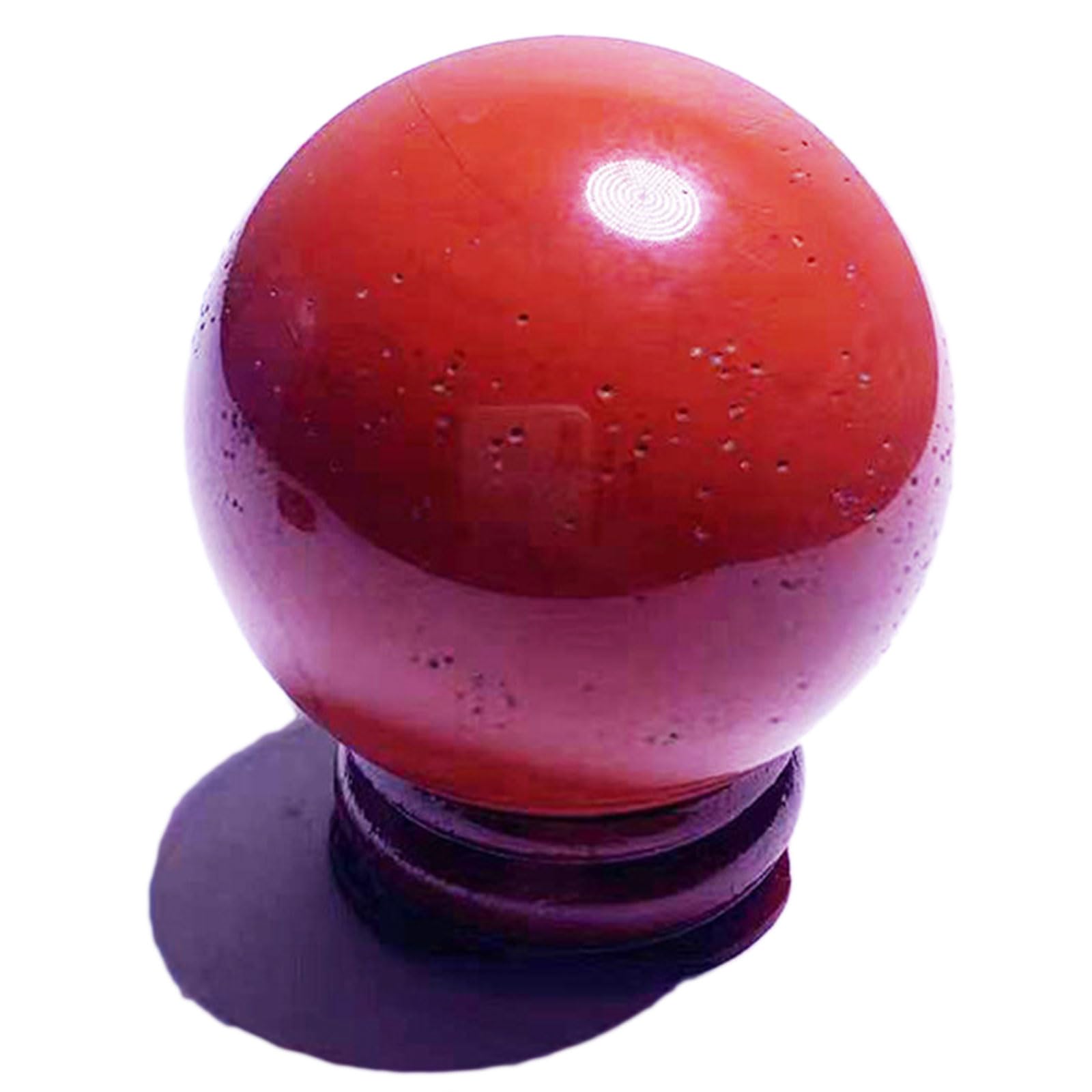 GPDNBIEU Fluorite Crystal Ball, Hand Carved Natural Jasper Gemstone Spheres Polished Specimens Home Decoration(Red Jasper)