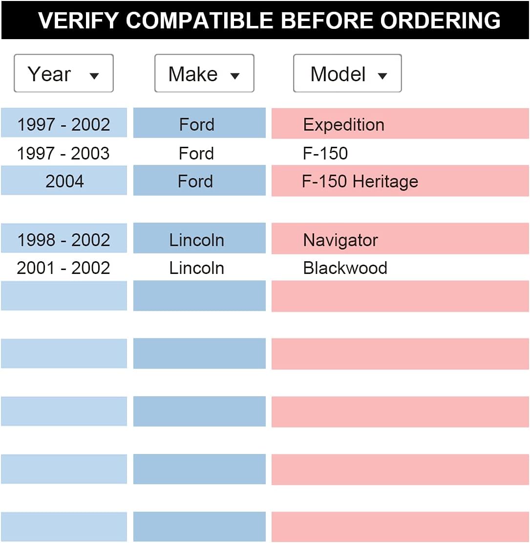 VLAOSCHI Black Forged 5x135 Hubcentric Wheel Spacers 2 Inch with 14x2 Studs Compatible with Ford Lin-coln 5 Lug for 1997-2003 F150 | 1997-2002 Expedition | 1998-2002 Navigator - Pack of 4