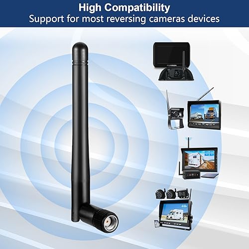 Miniatura 3 de Antena WiFi de doble banda 2.4GHz 5GHz conector RP-SMA mejora señales inalámbricas Antena MIMO para cámara Furrion de respaldo RV (paquete de 2)