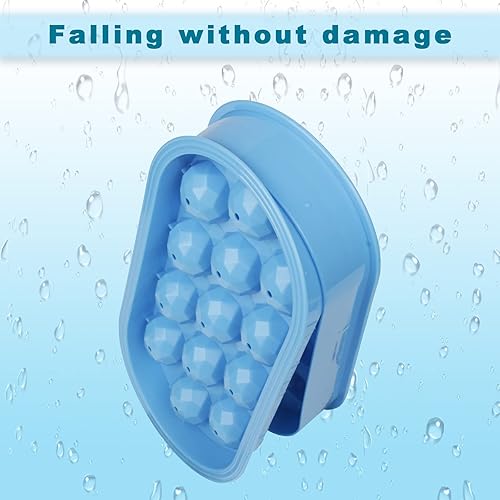 Miniatura 4 de YHBRAK Moldes y bandejas para cubitos de hielo, 13 bandejas de cubitos de hielo de malla con tapas para pequeños moldes de cubitos de hielo para una