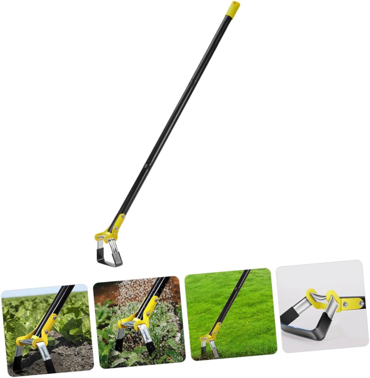 Portable Garden Hand Hoe Ergonomic Metal Weeding Tool for Effortless Branch and Grass Removal Lightweight Design Durable Manganese for Gardening