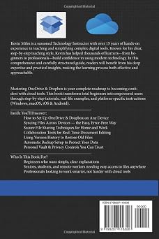 Mastering OneDrive & Dropbox: The Complete Beginners Guide to Cloud Storage, Syncing & File Sharing: Step by Step Setup for Windows, Mac, iOS & Android PLUS Secure Collaboration, Version Control