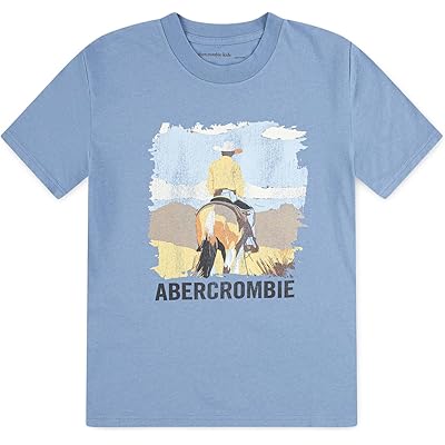 Мужская рубашка abercrombie kids Back Trail Tee (Big Kid) infinity