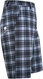 Plaid Cool-Stretch Men's Golf Shorts