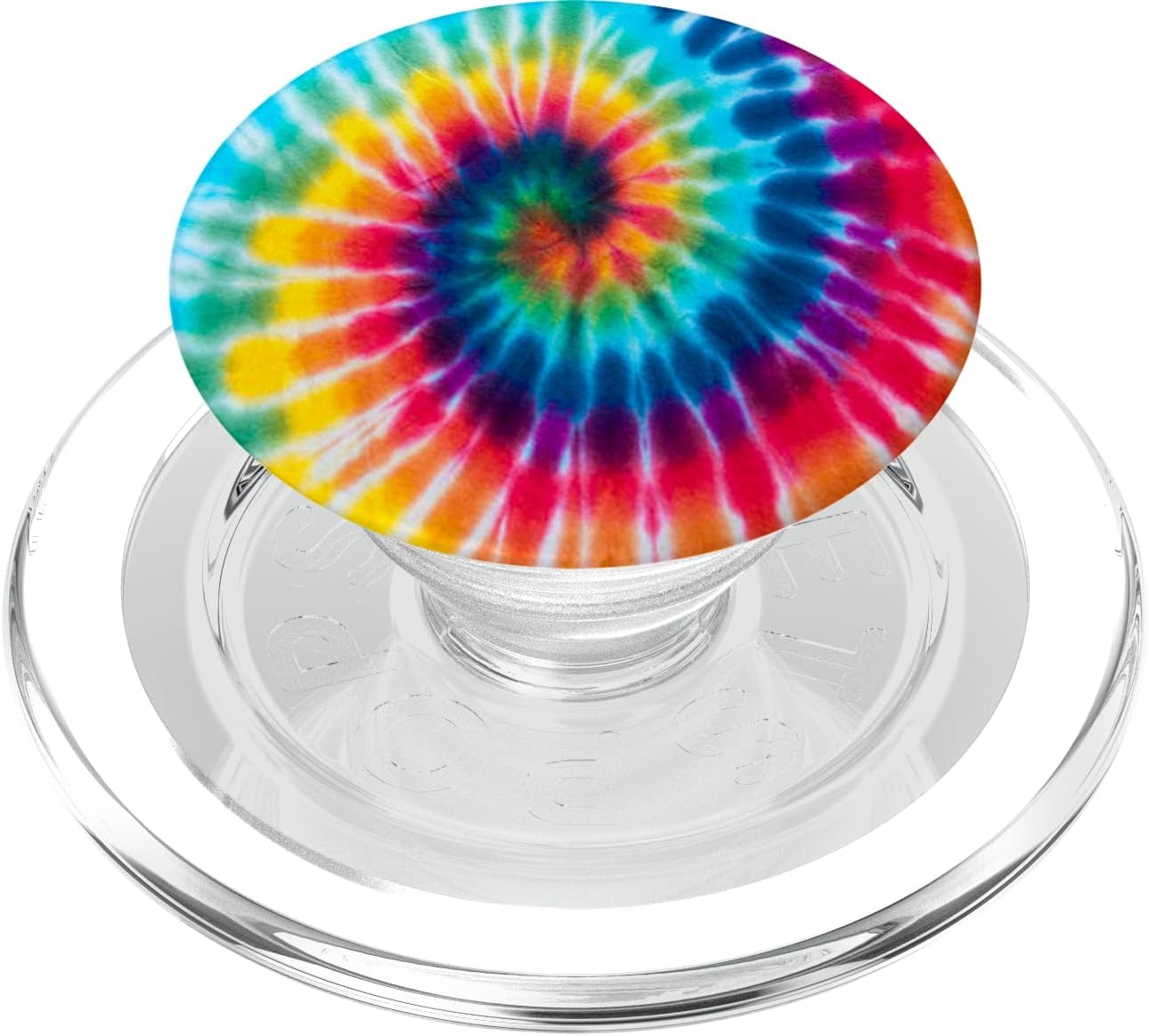 Tie Dye Rainbow Cute Rainbow Tie Dye Swirl Design Colorful PopSockets PopGrip for MagSafe