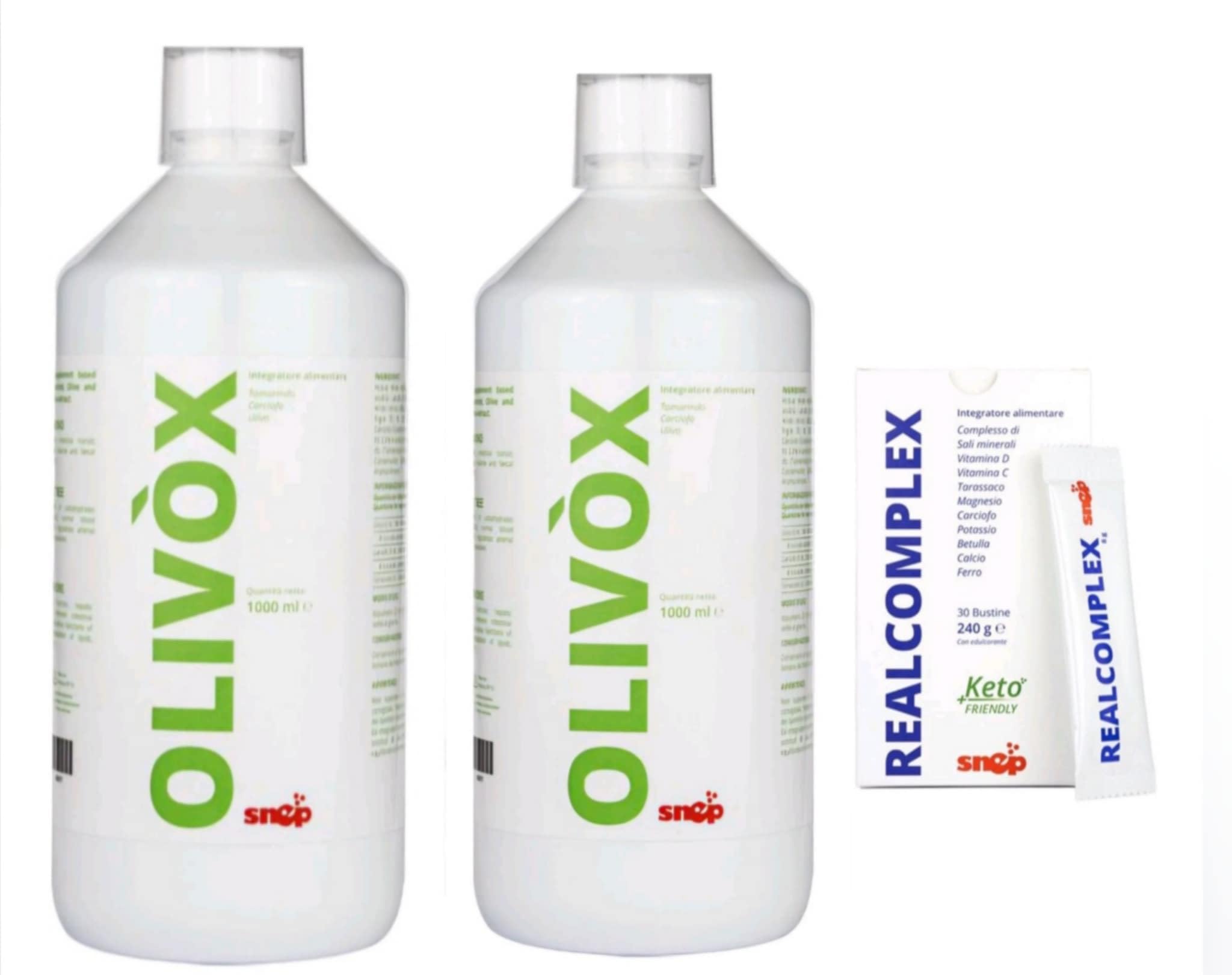 Snep Olivox 2 Bottles- Digestive Function; Liver Function; intestinal Gas Elimination; Purifying Functions of The Organism; lipid Metabolism; antioxidant Realcomplex