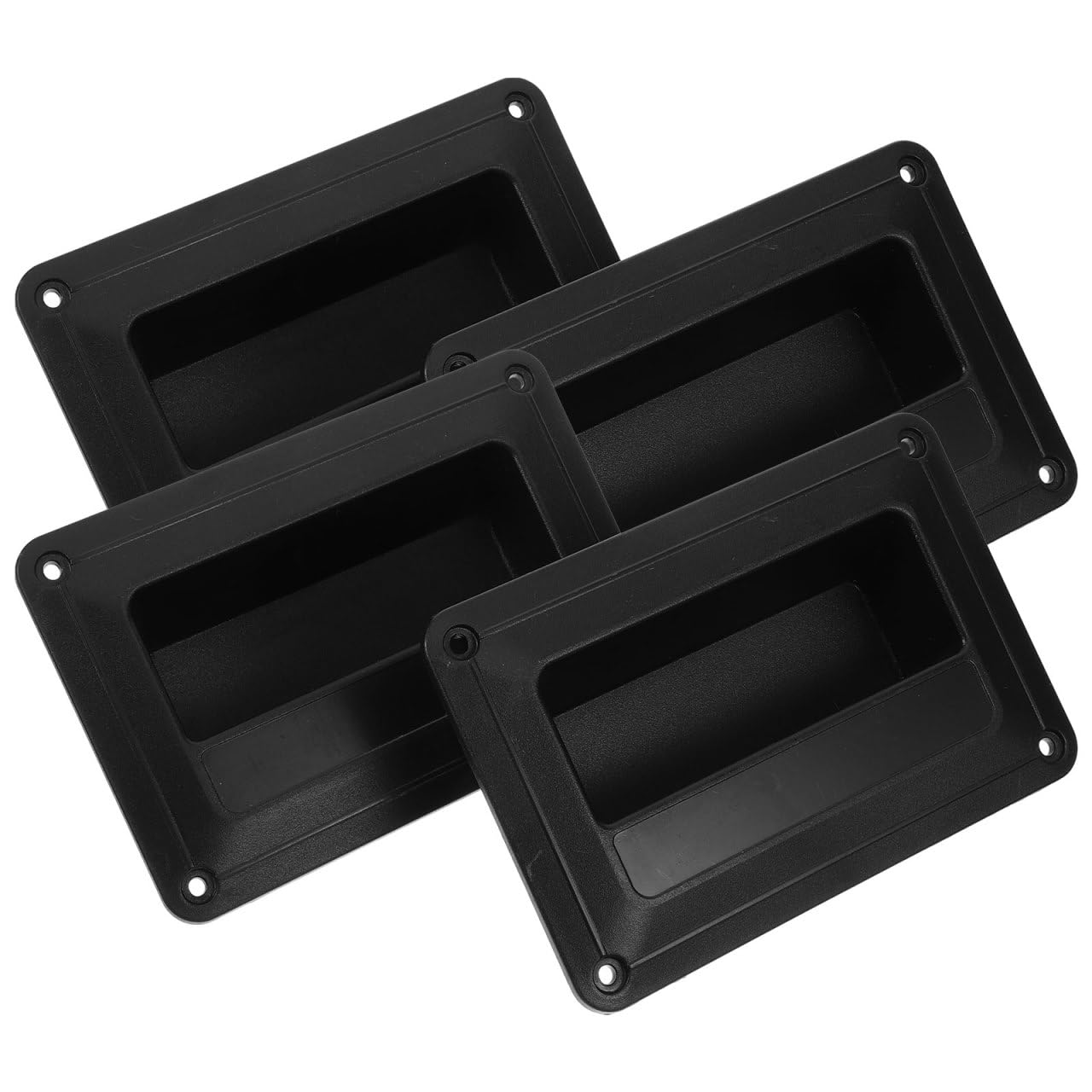 HOMSFOU Mango Lateral De Altavoz De Plástico 4 Piezas para Altavoces De Escenario Accesorios De Audio Manijas Laterales Pequeñas Fácil Instalación Y Uso Seguro