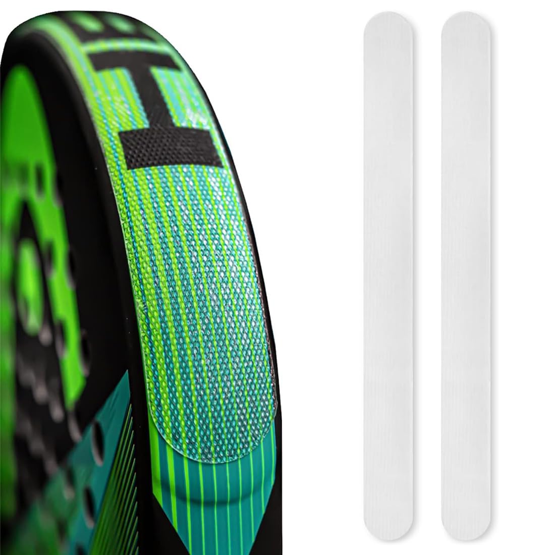 2 pcs Protecteur de Batte de Cricket Transparent avec Surface Rugueuse Protecteur de Cadre pour battes de Cricket Multi Grains Fournit Une Protection maximale