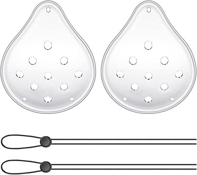 2 Pcs Eye Shield After Cataract Surgery, Clear Eye Patch, 9 Hole Plastic Ventilated Clear Eye Patches After Cataract Surgery Recovery, Adjustable Protective Eye Masks, Eye Care Accessories for Adults