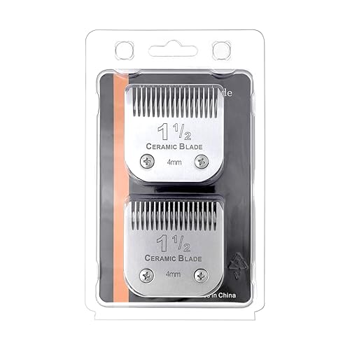 Miniatura 6 de Paquete de 2 cuchillas de cerámica de repuesto desmontables profesionales, tamaño 1-12, longitud de corte 532 pulgadas, 0.157 in, compatible con