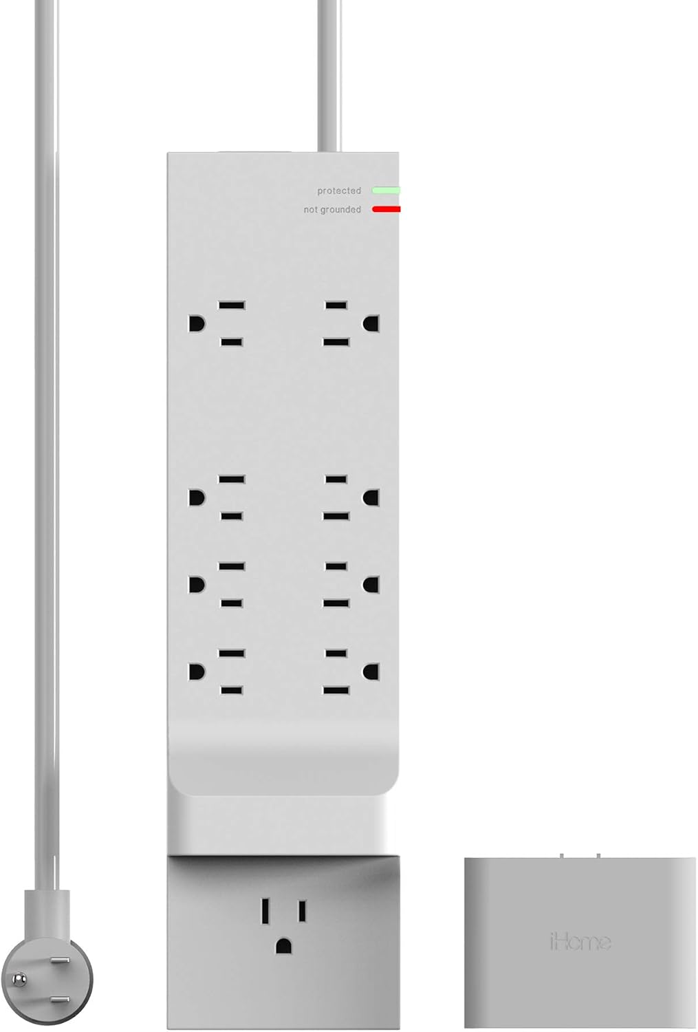 Tech Deals 🔥 iHome Power Strip: AC Pro + Surge Protector - Outlet Extender with 9 AC Outlets, Detachable 4 Port 5.4A USB Wall Charger, 6 ft Extension Cord and 3,000 Joule Surge Protection Exclusive Special iHome Power Strip: AC Pro + Surge Protector - Outlet Extender with 9 AC Outlets, Detachable 4 Port 5.4A USB Wall Charger, 6 ft Extension Cord and 3,000 Joule Surge Protection