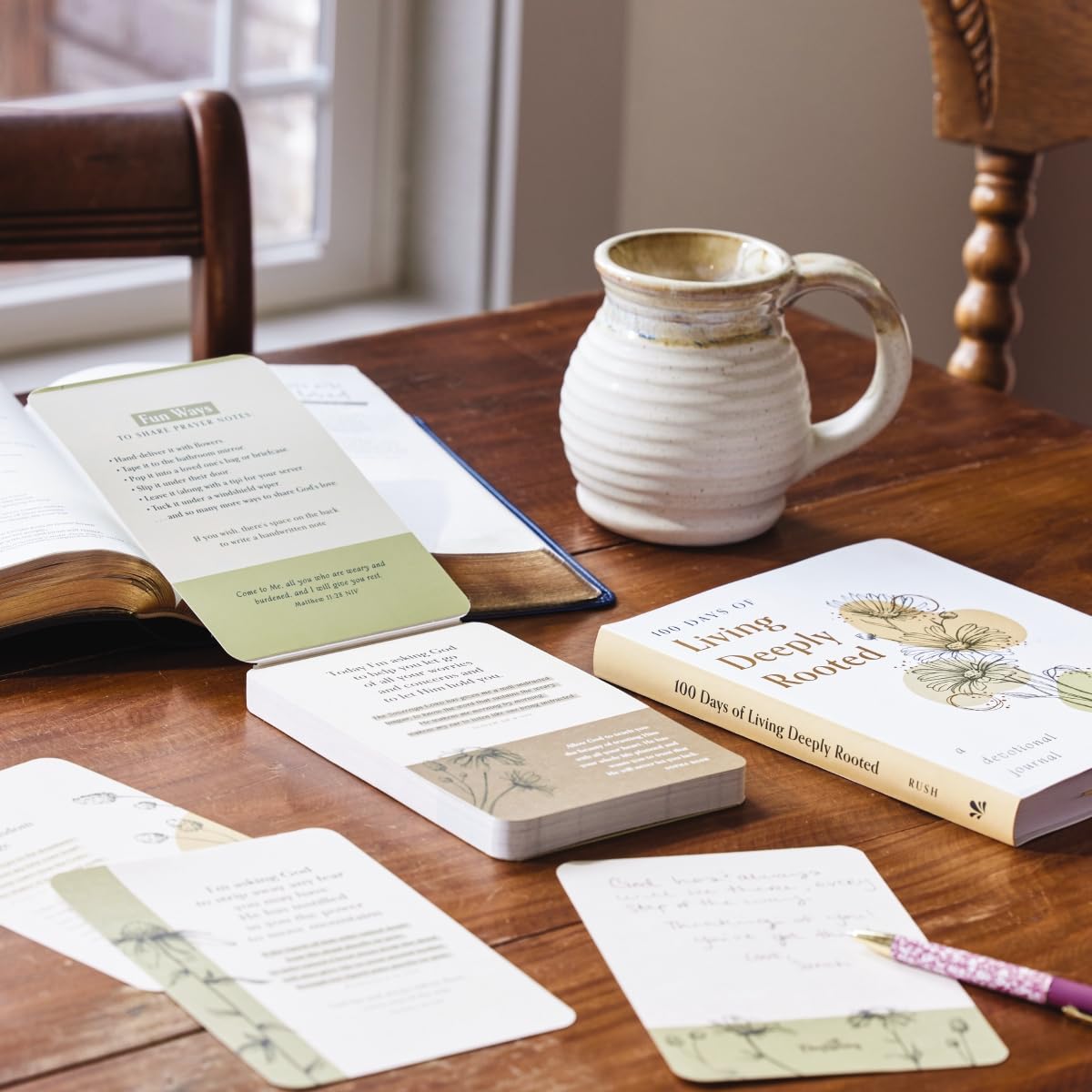 100 Days of Living Deeply Rooted: A Devotional Journal