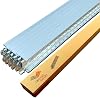 10x Suspended Ceiling Grid Component, Silver Cross Tee Section 600mm x 24mm T24 T600