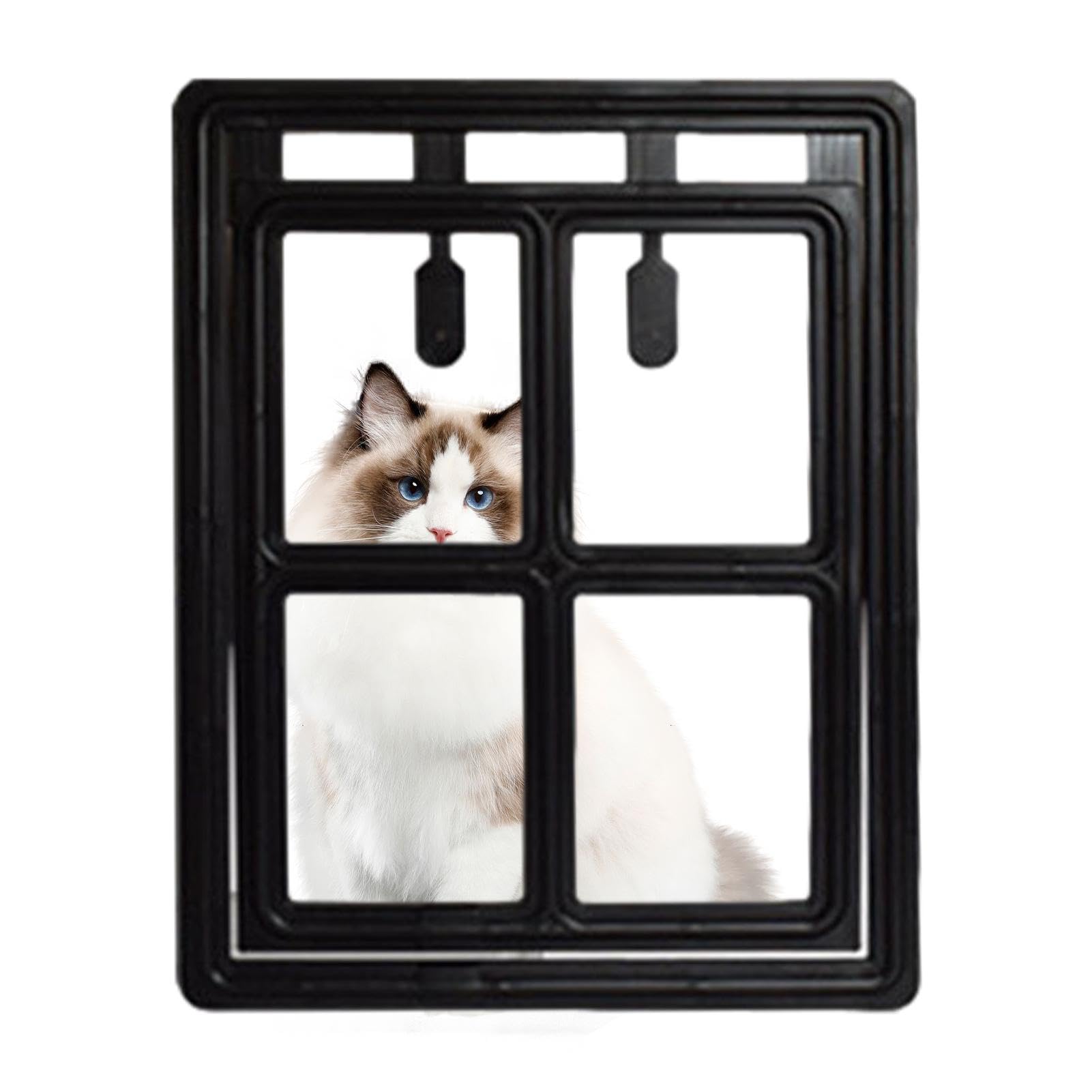 Porte magnétique pour animaux de compagnie résistante aux intempéries et vent