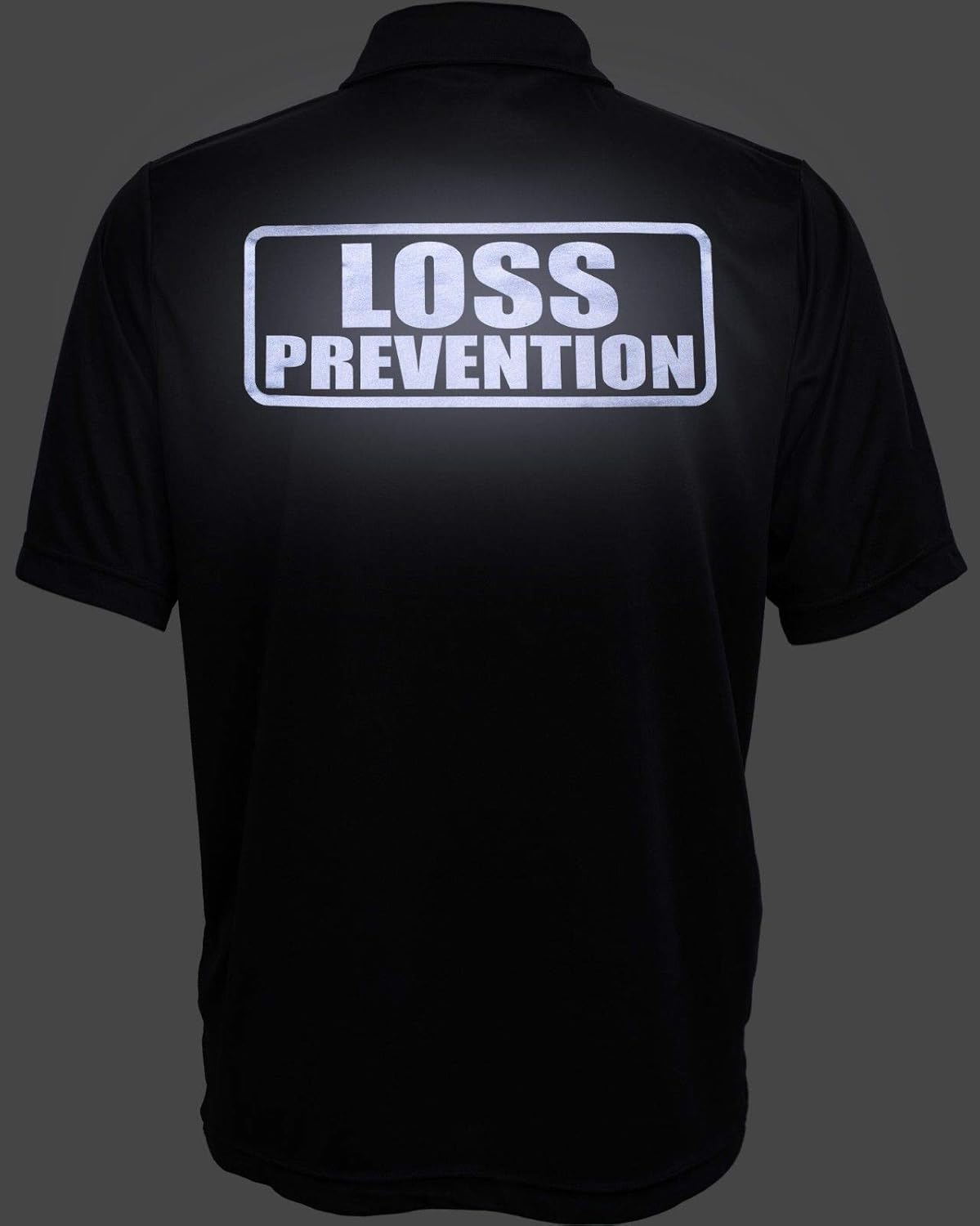 Smart People Clothing Loss Prevention Polo Reflective Design, Performance Polo, Moisture Wicking