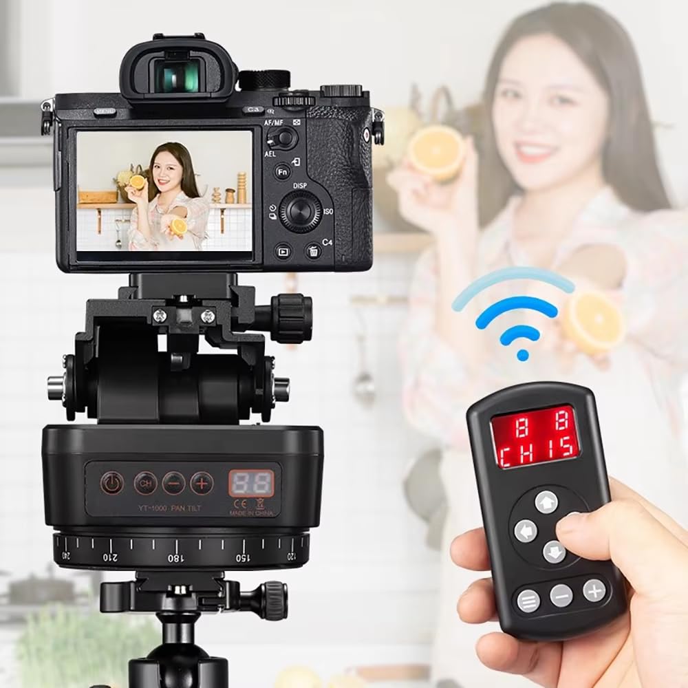 Amazon.co.jp: Jieoto 電動ジンバル - 360° パノラマ回転、リモート