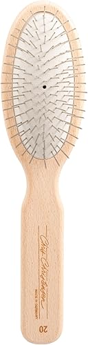 Chris Christensen Brocha para perro serie dorada novio como un profesional pasadores de acero inoxidable chapados en oro perfecto para abrigos