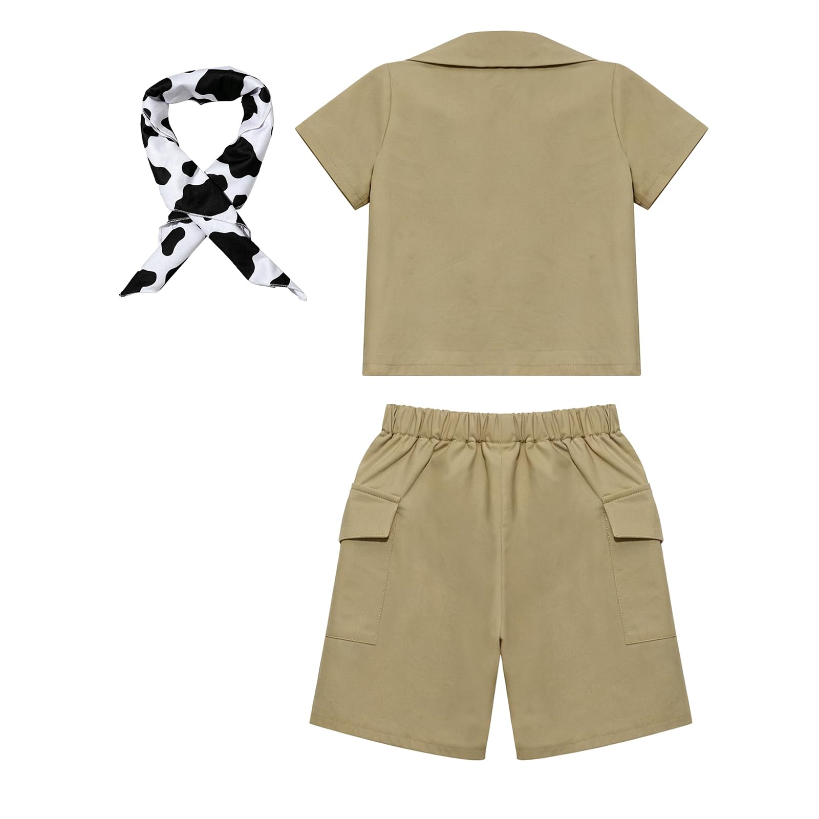 dPois Baby Mädchen Forscherset Für Exploration Kostüm Bekleidungssets Safari Kostüm Entdecker Jogginganzug Camping Pionier Sport