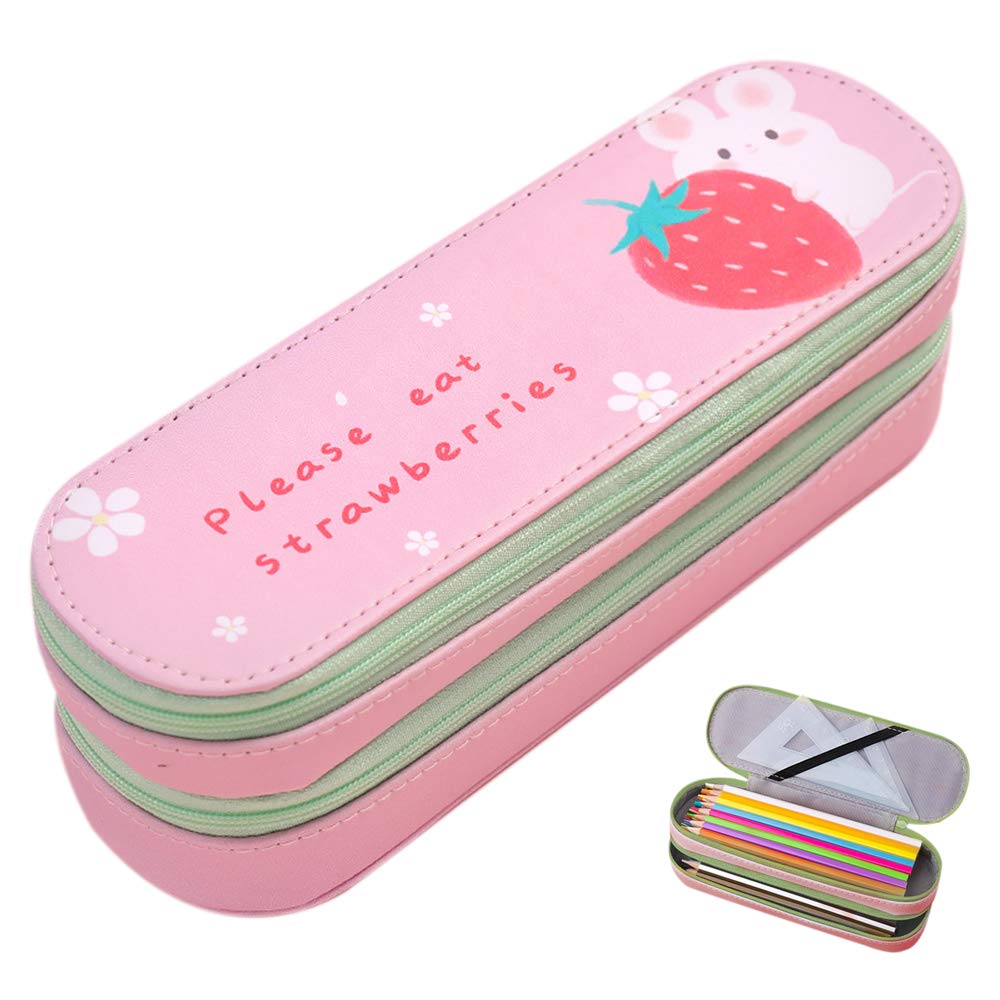Sitake Pen Pencil Case Pouch Large Capacity Makeup Cosmetic Bag