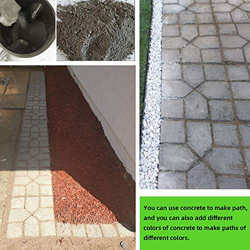 image for CJGQ Walk Maker Reusable Concrete Molds Paving Lawn Patio Yard DIY Wal