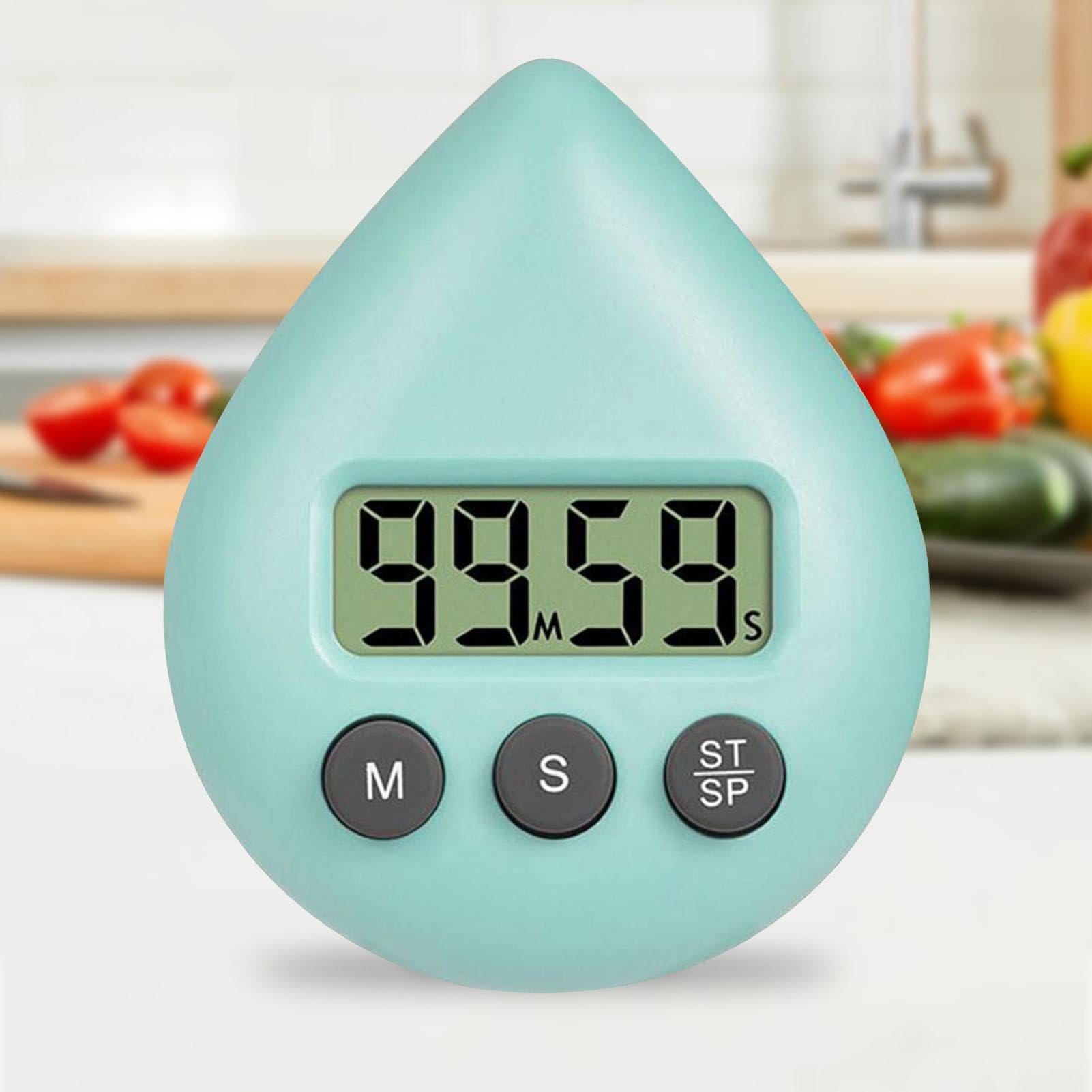 Orologio digitale impermeabile per doccia con ventosa, montaggio a parete, timer da cucina, igrometro, termometro, sveglia con grande schermo | Leroy Merlin