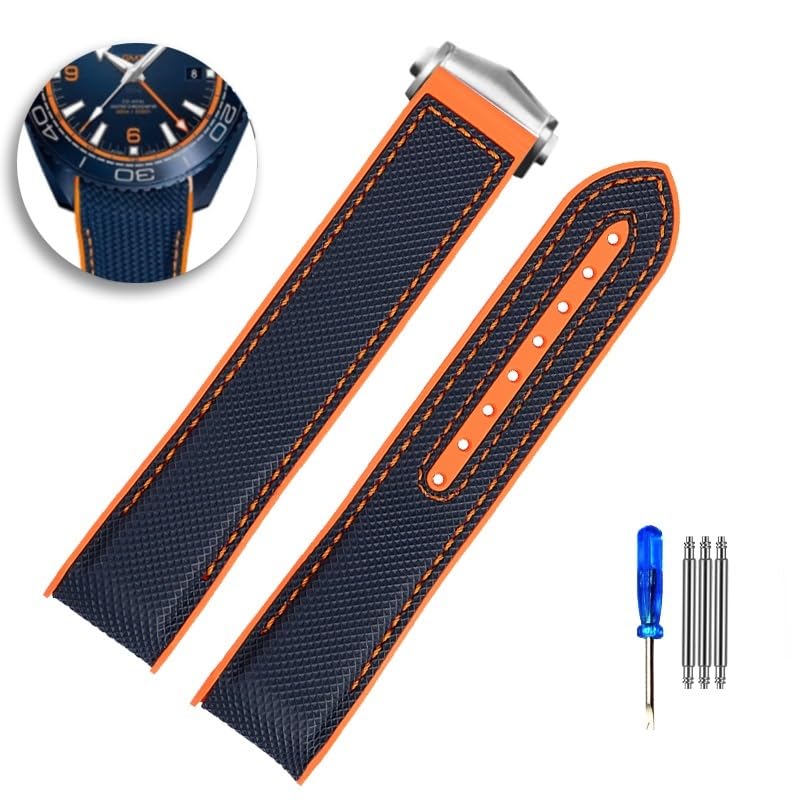Bracelet montre nylon CZKE étanche 22mm style Omega Ocean Universe