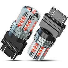 3157 3457 LED Brake Tail Light Bulbs, Compatible for Honda Accord 1998 1999 2000 2001 2002, Bright Red, Plug n Play, Pack of 2