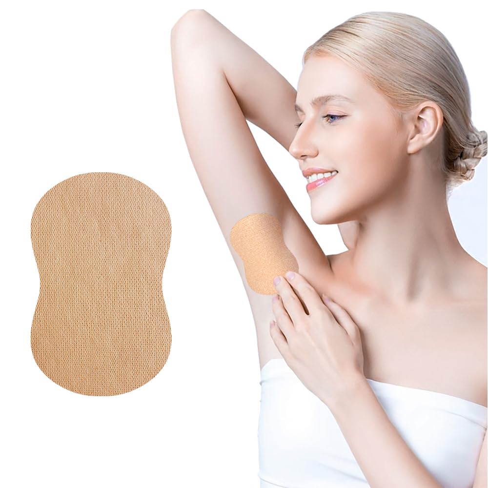 脇汗パッド 50枚 汗取りパッド あせジミ防止 ワキ汗 汗多め用 無香料 吸湿 速乾 暑さ対策 足の裏や脇の下に使用 貼付簡単 吸湿 抗菌防臭 速乾 抗菌 消臭 防臭シート 直貼り ラウンド