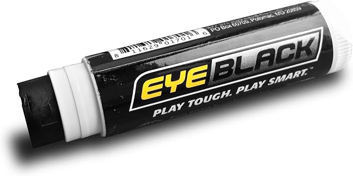 EyeBlack BattlePaint – Bright Colored Under Eye Black Grease for Pro Athletes and Super Fans – Baseball, Softball, Football – 2 Sticks