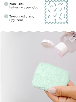 Görkito Remove it.all! Yıkanabilir Temizleme Pedleri 2 Adet Reusable Cleansing Pads 2 Pieces